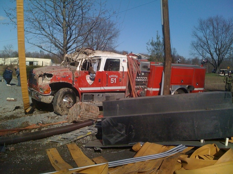 White House Volunteer Fire Dept. Crash Firehouse